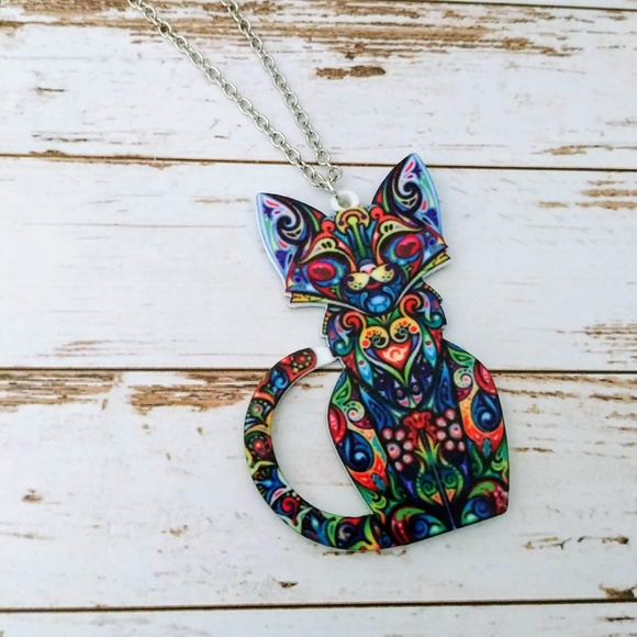 Jewelry - Crazy Cat Pendent